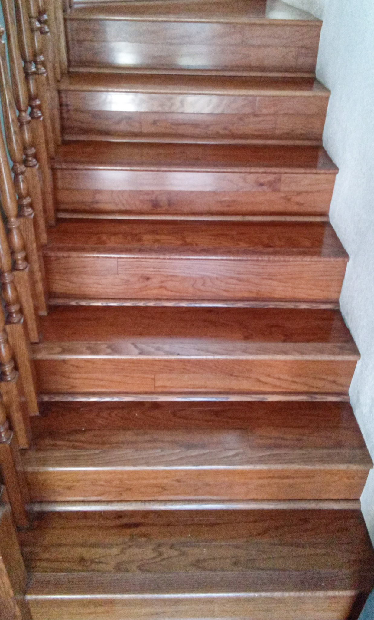 before stairs